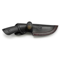 PUMA IP red deer, Jagdmesser G10 schwarz Lederscheide