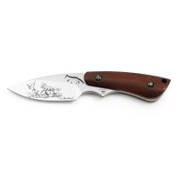 PUMA IP fox II Sandelholz Jagdmesser mit Lederscheide