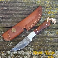 Battle Merchant Damastmesser Holzgriff