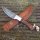 Battle Merchant Damastmesser Holzgriff
