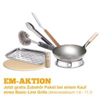 Aktionsangebot: AllGrill Gasgrill Major Basic Line mit klappbaren Seitentischen + umfangreiches Zubehör-Paket