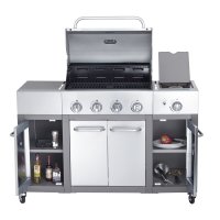 Aktionsangebot: AllGrill Gasgrill Major Basic Line mit klappbaren Seitentischen + umfangreiches Zubehör-Paket