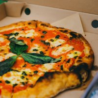 Pizzaschaufel Edelstahl mit abnehmbarem Holzgriff