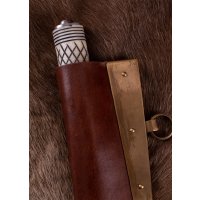 Wikinger Skramsax Saxmesser Carbon mit Knochengriff