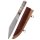 Wikinger Skramsax Saxmesser Carbon mit Knochengriff