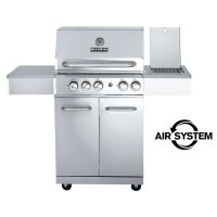 ALLGRILL ALLROUNDER M Modular mit Air-System und Seitenablage links