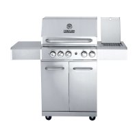 ALLGRILL ALLROUNDER M Modular mit Air-System und Seitenablage links
