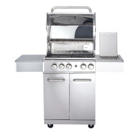 ALLGRILL ALLROUNDER M Modular mit Air-System und Seitenablage links