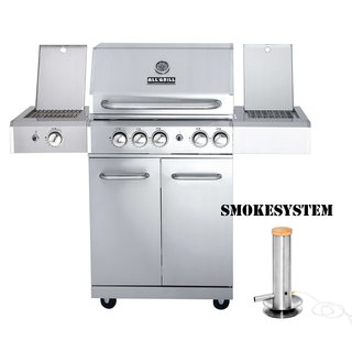 ALLGRILL ALLROUNDER M Modular mit Steakzone®-Keramikbrenner und Smoke-System