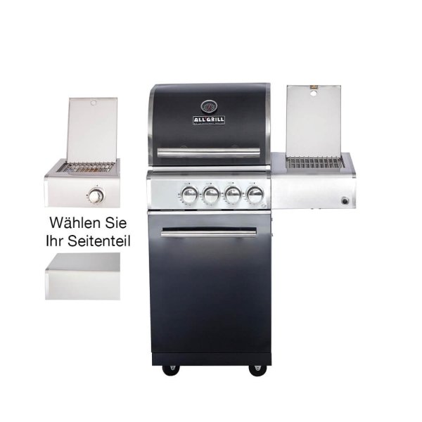 ALLGRILL Top-Line CHEF S Black Modular -Grundmodell-