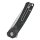 QSP Osprey Klappmesser 14C28N Satinierte Klinge, shredded CF overlay G10 Griff, blau