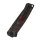 QSP Osprey Klappmesser 14C28N Schwarze stonewashed Klinge, shredded CF overlay G10, rot