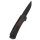 QSP Osprey Klappmesser 14C28N Schwarze stonewashed Klinge, shredded CF overlay G10, rot