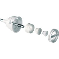 Zassenhaus Salzmühle Westerland 14 cm weiß/Eiche