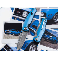 Böker 1969 Z28-Damast Einhandmesser Chevrolet Camaro