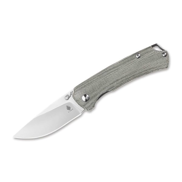 Kizer T1 Micarta Green Einhandmesser