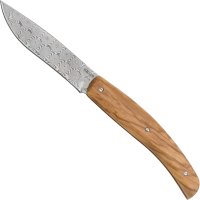 Haller Damast Taschenmesser Olive