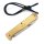 Otter Mercator klein Messing rostfrei mit Lederband
