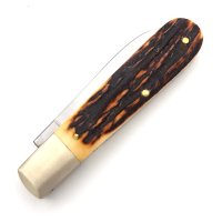 Otter Taschenmesser klein Hirschhorn Carbon