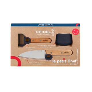 Opinel Le Petit Chef Kinder Küchenmesser Set 3-teilig blau