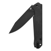 QSP Mamba V2 black stonewashed Klinge Micarta Einhandmesser