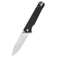 QSP Mamba V2 satinierte Klinge Micarta black Einhandmesser