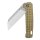 QSP Taschenmesser Penguin 2-tone satinierte Klinge bronze Titan Griff
