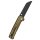 QSP Taschenmesser Penguin schwarze stonewashed Klinge bronze Titan Griff