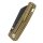 QSP Taschenmesser Penguin schwarze stonewashed Klinge bronze Titan Griff