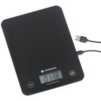 Zassenhaus Digitale Kchenwaage BALANCE USB, schwarz