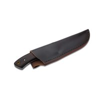 Böker Plus M-One Damast Outdoormesser Lederscheide