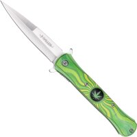 Haller Stiletto Taschenmesser grün Glowing in the dark