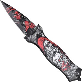 Haller Nightmare II Stiletto Motiv Einhandmesser