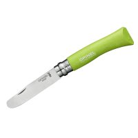 Opinel Kindermesser Nr. 7 grün mit Etui - Taschenmesser-Set Mein erstes Opinel