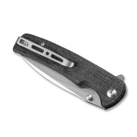 SENCUT Sachse Micarta Black Einhandmesser