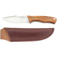 Parforce Jagdmesser Badger Olive D2 Klinge Lederscheide