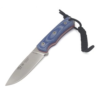 Nieto Chaman Bushcraft Micarta blau Outdoormesser Bhler N690Co