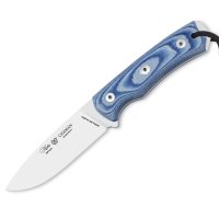 Nieto Chaman Bushcraft Micarta blau Outdoormesser...