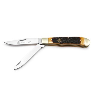 Puma SGB grand trapper brauner Knochen Slipjoint Messer