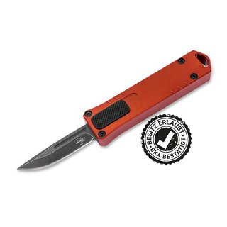 Bker Plus Micro USB OTF Orange Spring Taschenmesser