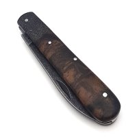 Otter Steiger Wurzelwalnuss Fat Carbon, Carbonstahlklinge stonewashed