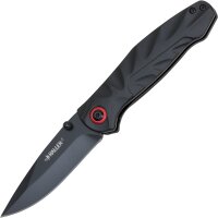 Haller Einhandmesser rostfrei schwarz Liner Lock