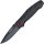 Haller Einhandmesser rostfrei schwarz Liner Lock