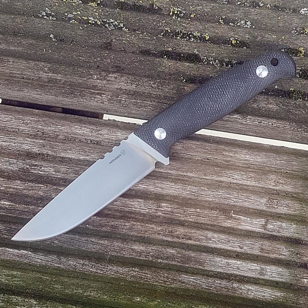 Wanger WOC II Plus Micarta schwarz Jimping mit Kydexscheide