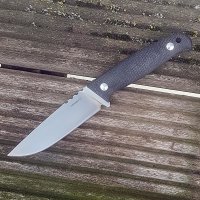 Wanger WOC II Plus Micarta schwarz Jimping mit Kydexscheide