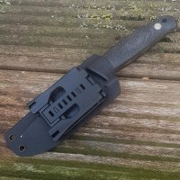 Wanger WOC II Plus Micarta schwarz Jimping mit Kydexscheide