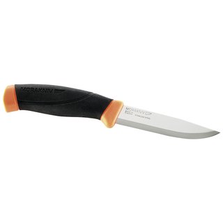 Morakniv Messer, Companion  zweifarbiger Griff, neonfarbene Scheide mit Gürtelclip