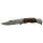 Herbertz Damaszener Taschenmesser  mit Wurzelholz-Griffschalen (B-Ware)